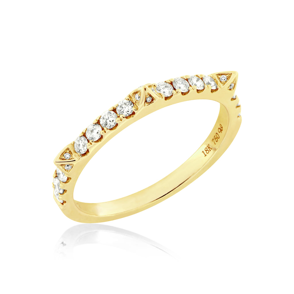 Diamond Spike Ring