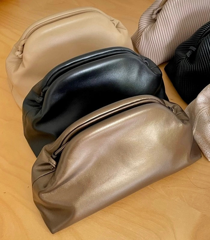 leather clutch