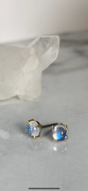 Blue Moonstone Claw studs
