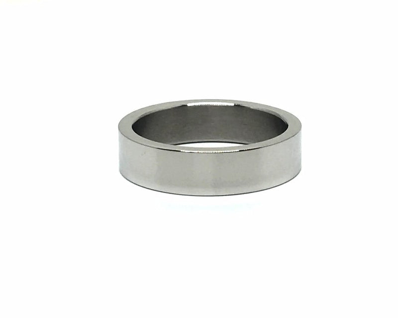 Steel 6mm Polished Band Ring