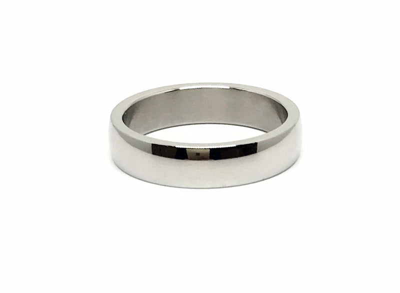 Steel 6mm Comfort Fit Polished Ring